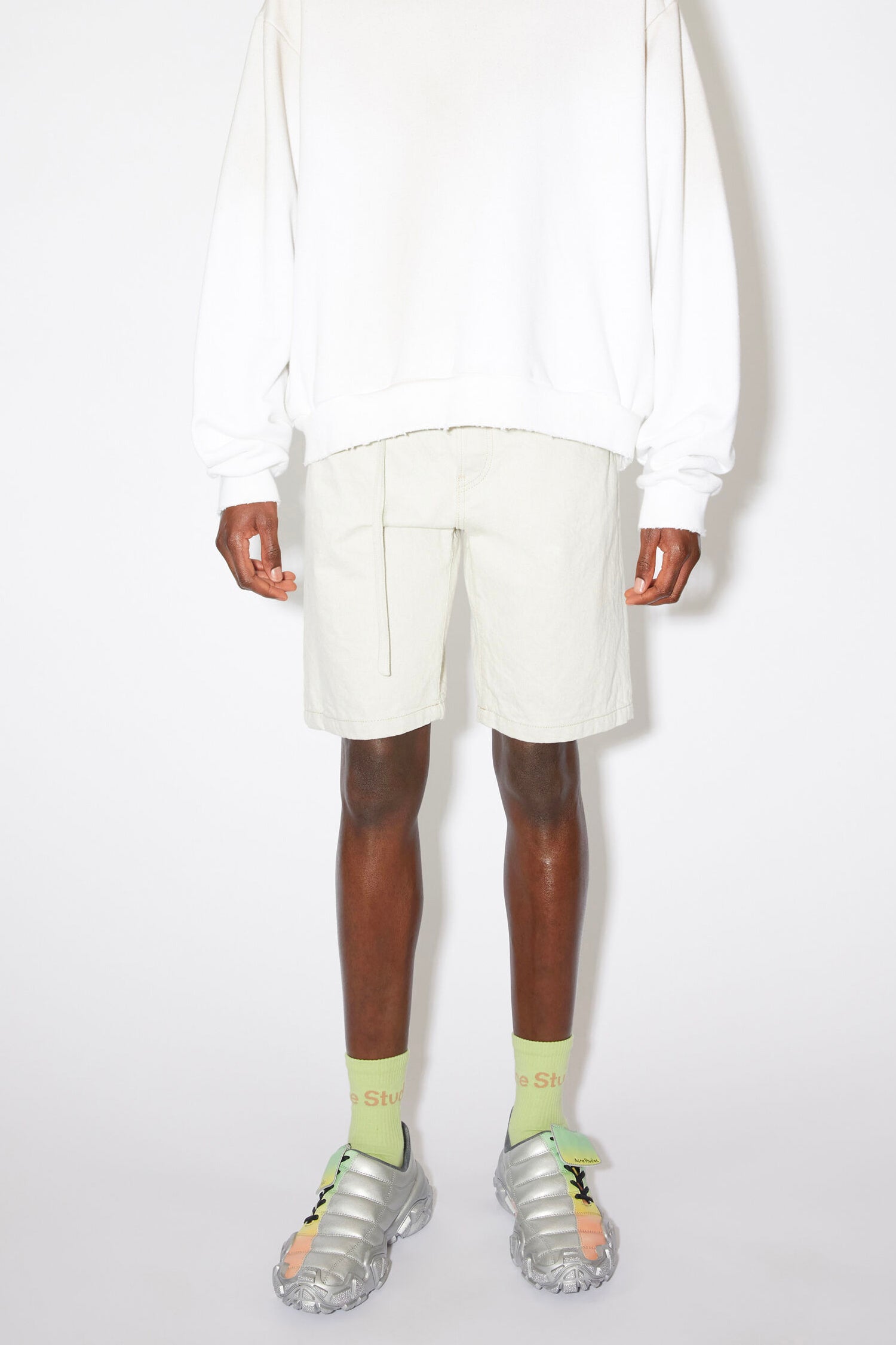 FOOTBALL SHOE IN GREY/GREEN, FW23