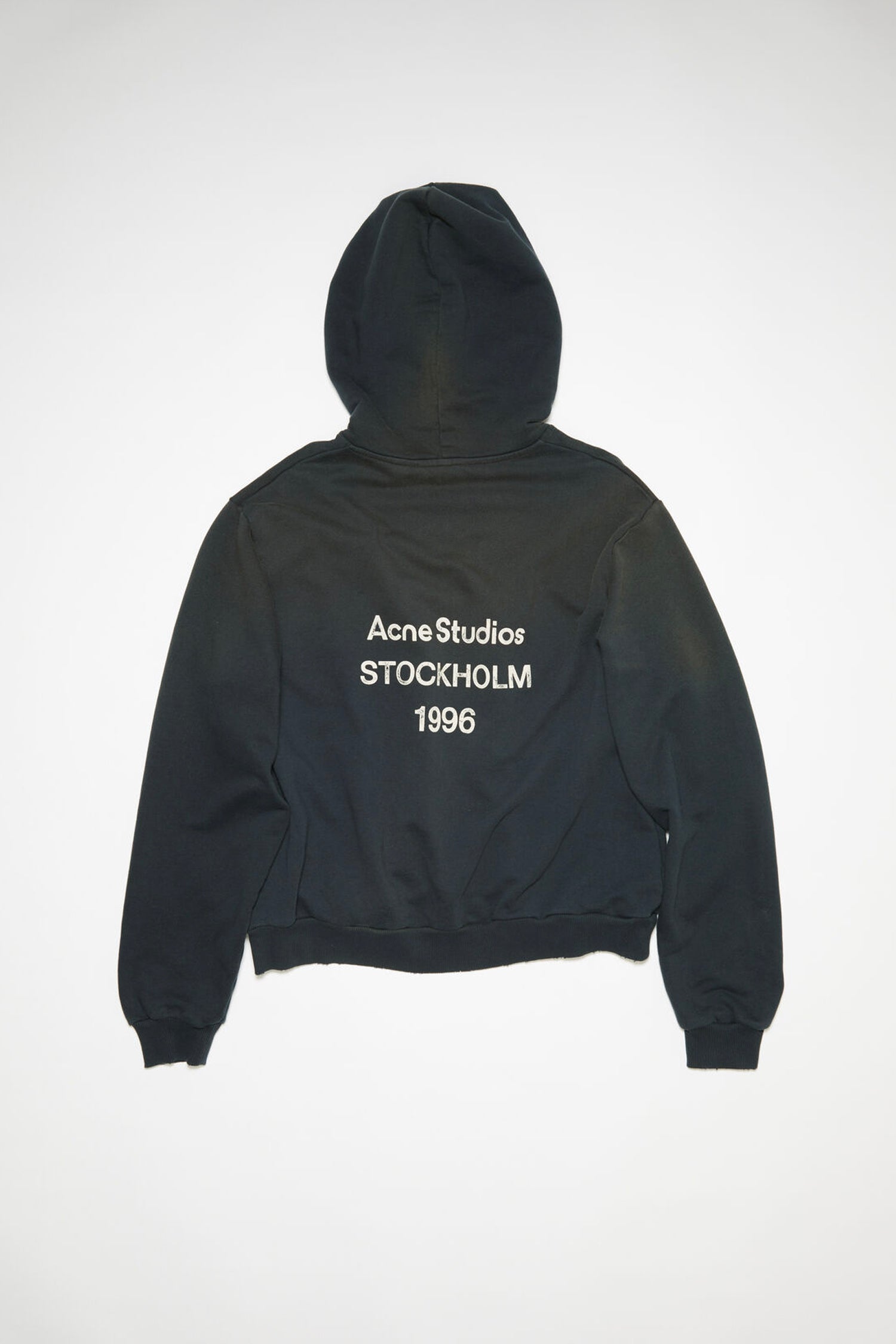 ACNE LOGO SWEATER IN BLACK FW23