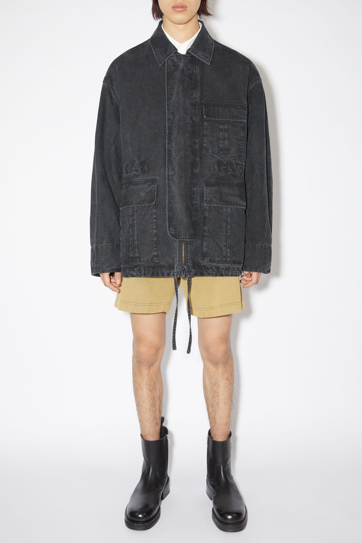 RIPSTOP JACKET IN BLACK, FW23