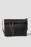 SMALL CANVAS BODY BAG IN GREY/BLACK, FW23