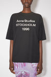 STOCKHOLM T-SHIRT IN VINTAGE BLACK, FW23
