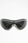 METAL FRAME SUNGLASSES IN BLACK/BLACK, FW23