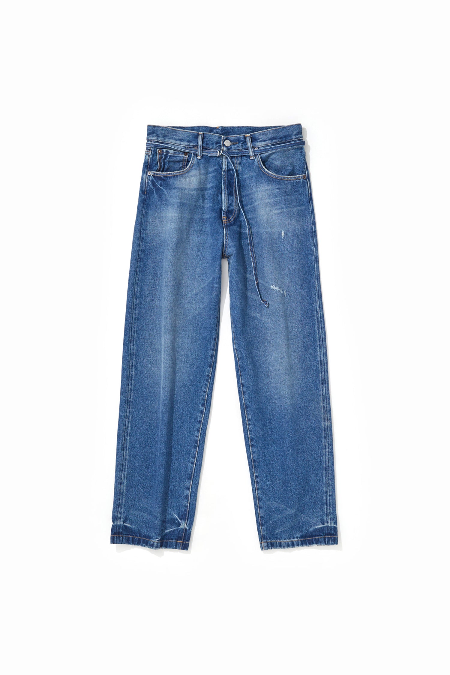 5-POCKET DENIM IN MID BLUE, FW22