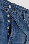 5-POCKET DENIM IN MID BLUE, FW22