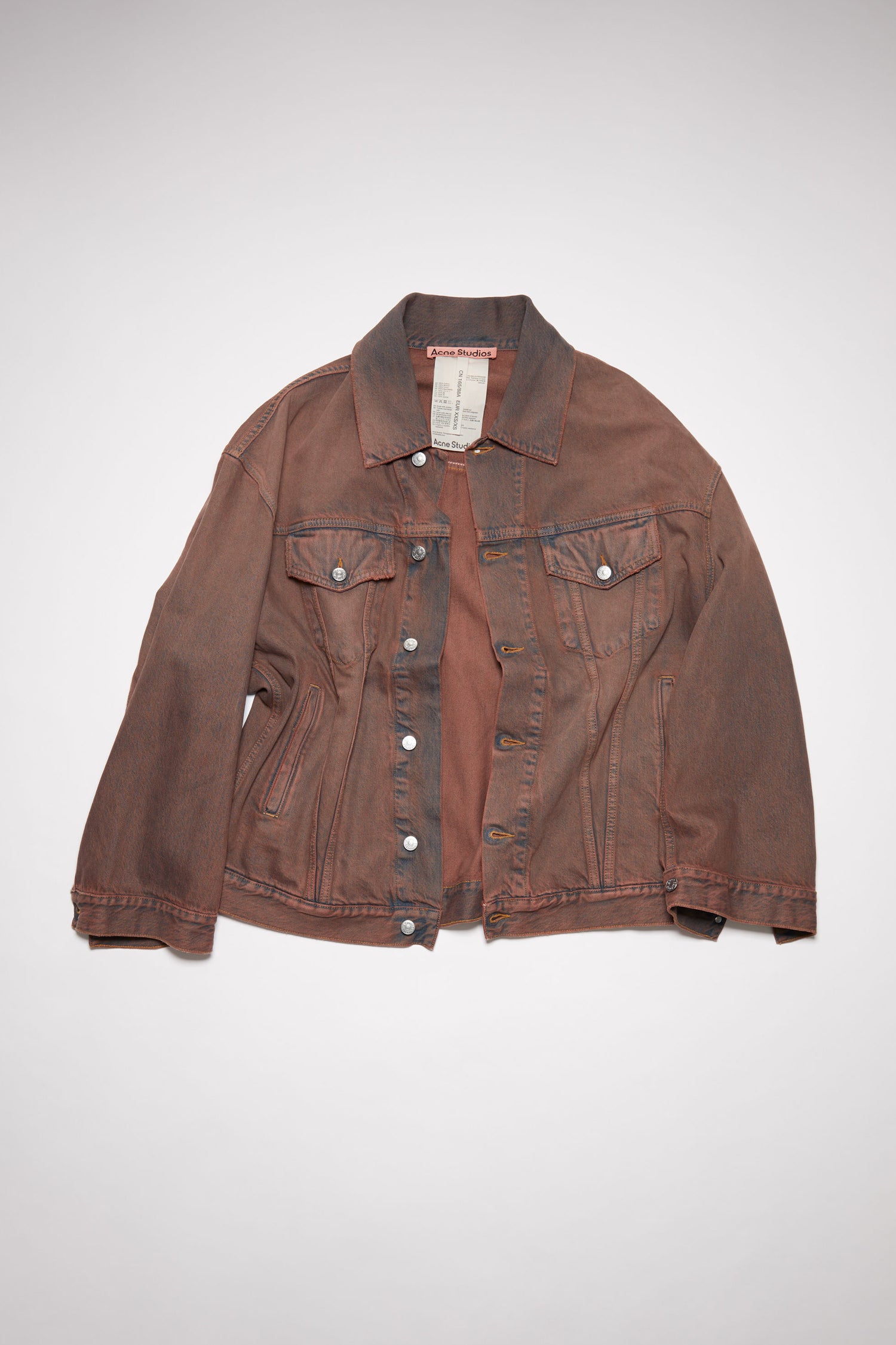 DENIM JACKET IN BLUE/RED, FW22