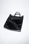 SHINY TOTE BAG IN BLACK, FW22
