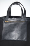 SHINY TOTE BAG IN BLACK, FW22