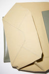 SMALL PAPERY NYLON TOTE BAG IN OLIVE GREEN/GREEN, FW22