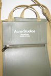SMALL PAPERY NYLON TOTE BAG IN OLIVE GREEN/GREEN, FW22
