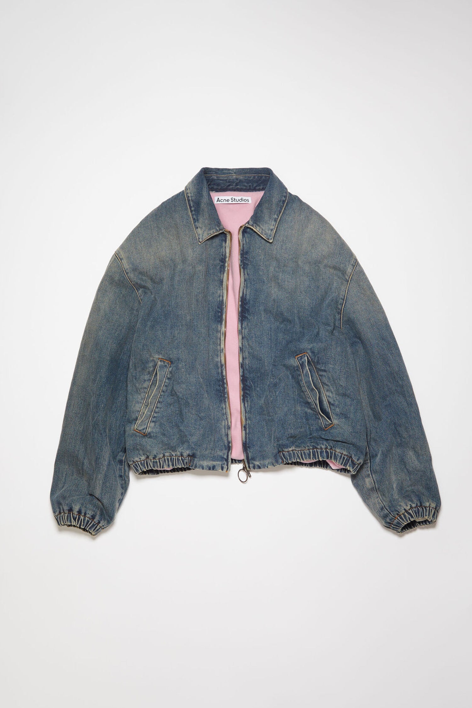 Denim hotsell padded jacket