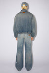 DENIM PADDED JACKET IN MID BLUE, SS23