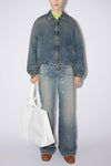 DENIM PADDED JACKET IN MID BLUE, SS23