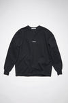 CREWNECK IN BLACK,SS23
