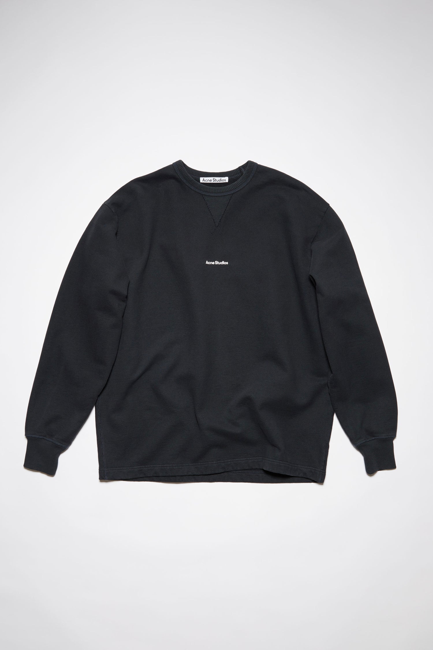 CREWNECK IN BLACK,SS23