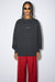 CREWNECK IN BLACK,SS23