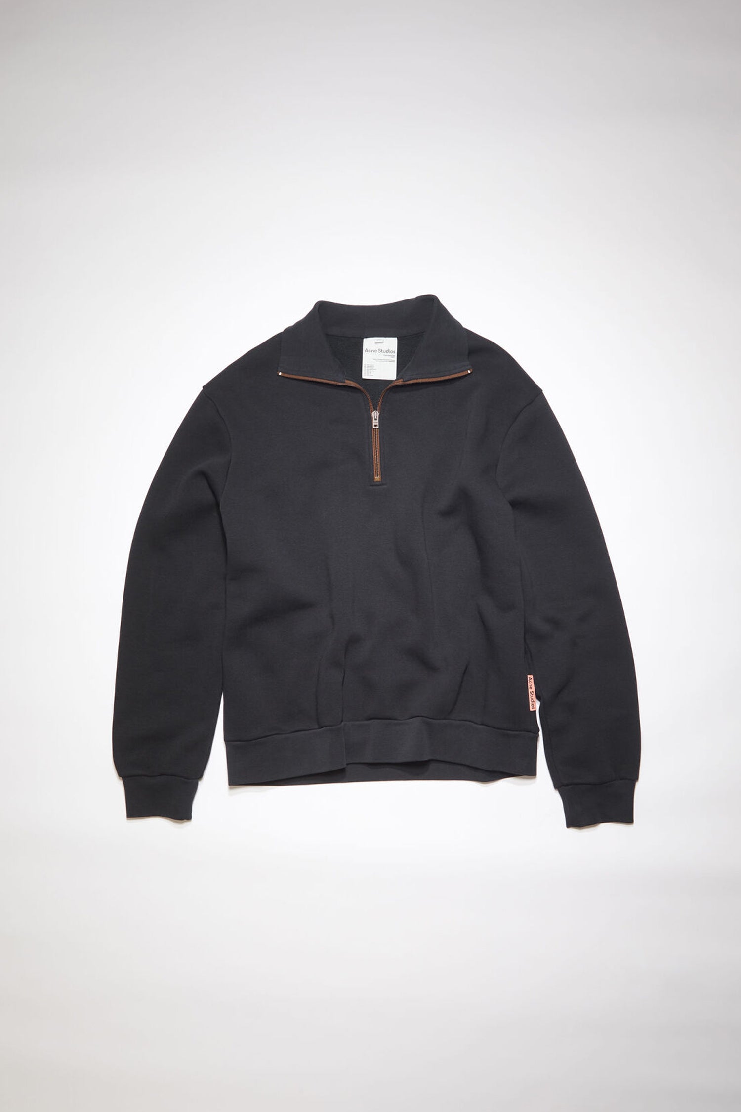 ZIPPERED SWEATER IN BLACK, SS23