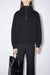 ZIPPERED SWEATER IN BLACK, SS23