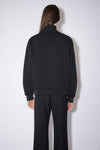 ZIPPERED SWEATER IN BLACK, SS23