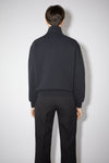 ZIPPERED SWEATER IN BLACK, SS23