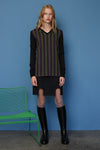 ARCH SKIRT  IN SUITBLACK, W22