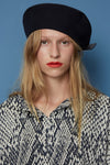 BERET HAT IN BLACKOUT, W22