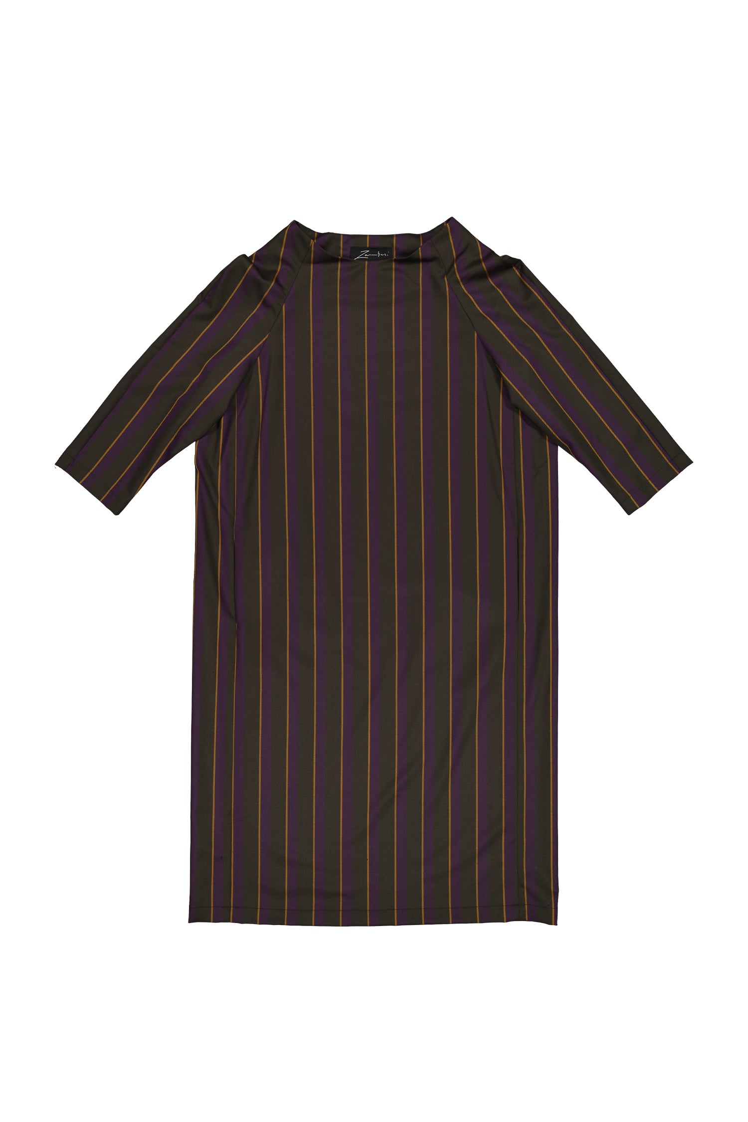 COMPOSED DRESS IN STRIPE, W22