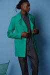 HARBOURMASTER COAT IN JADE, W22