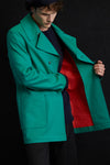 HARBOURMASTER COAT IN JADE, W22