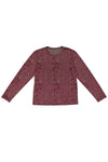 JACQUARD T IN RASPBERRY, W22
