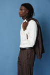 PRELIMINARY PANT IN STRIPE, W22