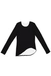 REVERSIBLE T SHIRT IN BLACK/WHITE, W22