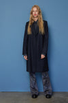 TAILOR COAT IN NAVY HOUNDSTOOTH, W22