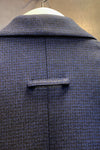 TAILOR COAT IN NAVY HOUNDSTOOTH, W22