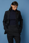 TUCK TROUSER IN SUITBLACK, W22