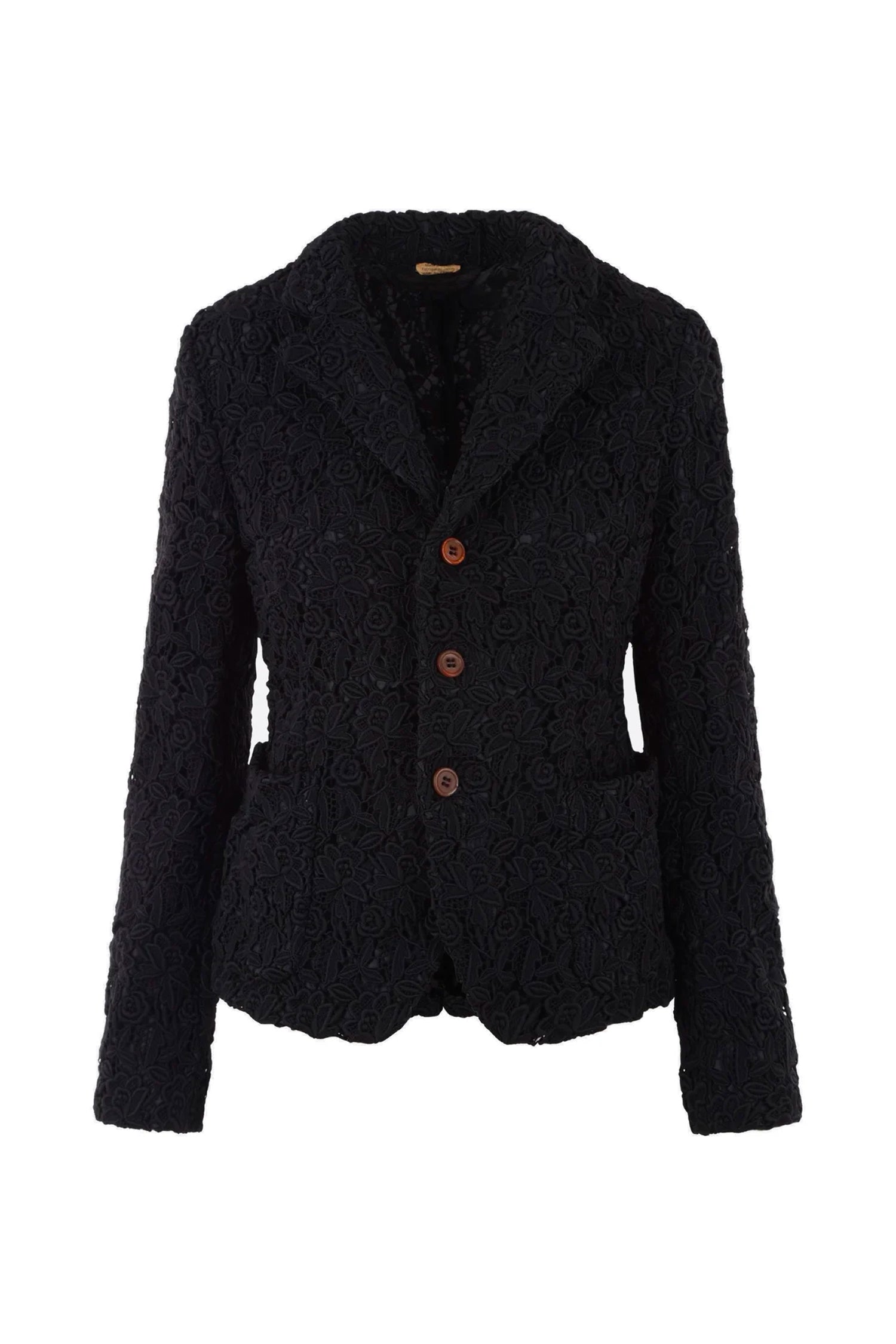 CORDED LACE JACKET IN BLACK, SS23