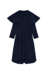 PAN COLLAR DRESS IN NAVY, SS23