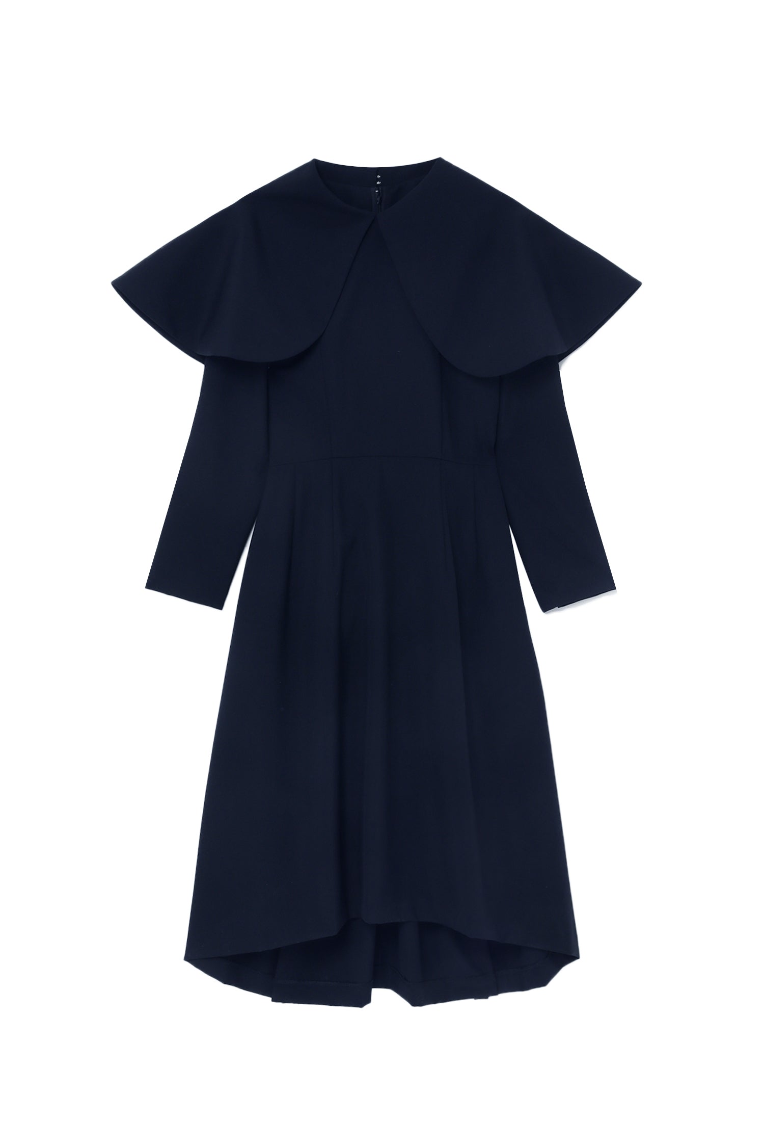 PAN COLLAR DRESS IN NAVY, SS23