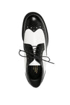 LACE UP BROGUES IN BLACK/WHITE, FW22