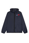 K-WAY HOODIE FULL ZIP IN NAVY