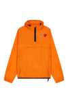 K-WAY HOODIE HALF ZIP IN ORANGE