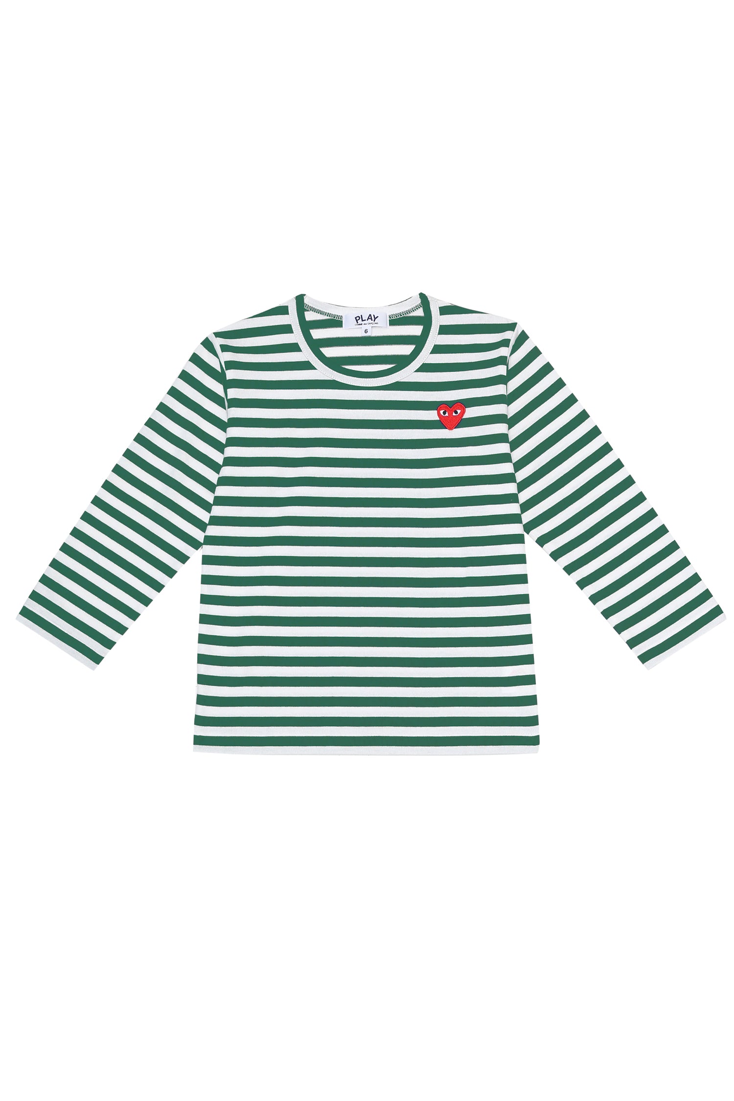 PLAY KIDS STRIPED T-SHIRT IN GREEN, FW22