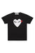 PLAY WOMENS RED HEART IN BLACK, FW22