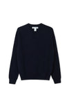 V NECK PULLOVER KNIT IN BLACK ,SS22