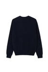 V NECK PULLOVER KNIT IN BLACK ,SS22