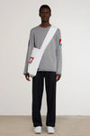 INVADER CROSSBODY BAG IN WHITE, FW22