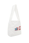 INVADER CROSSBODY BAG IN WHITE, FW22
