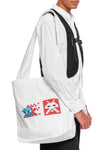 INVADER CROSSBODY BAG IN WHITE, FW22