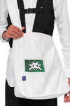 INVADER CROSSBODY BAG IN WHITE, FW22