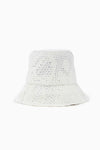 OVERSIZED BUCKET HAT IN WHITE, SS23