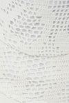 OVERSIZED BUCKET HAT IN WHITE, SS23